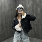 کت جین طرح جیب کد 120185