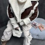 کت چرم نیم تنه کد 120192