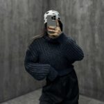 بافت ساده یقه اسکی کد 200325