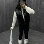 پافر چرم ساده کد 200336