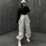 شلوار کارگو زانوبندی کد 100821