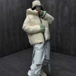 کاپشن یقه چسبی کد 200268