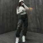 کارگو کمر دکمه دار کد 100824