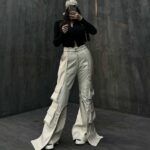 شلوار چرم دوبل کد 100828