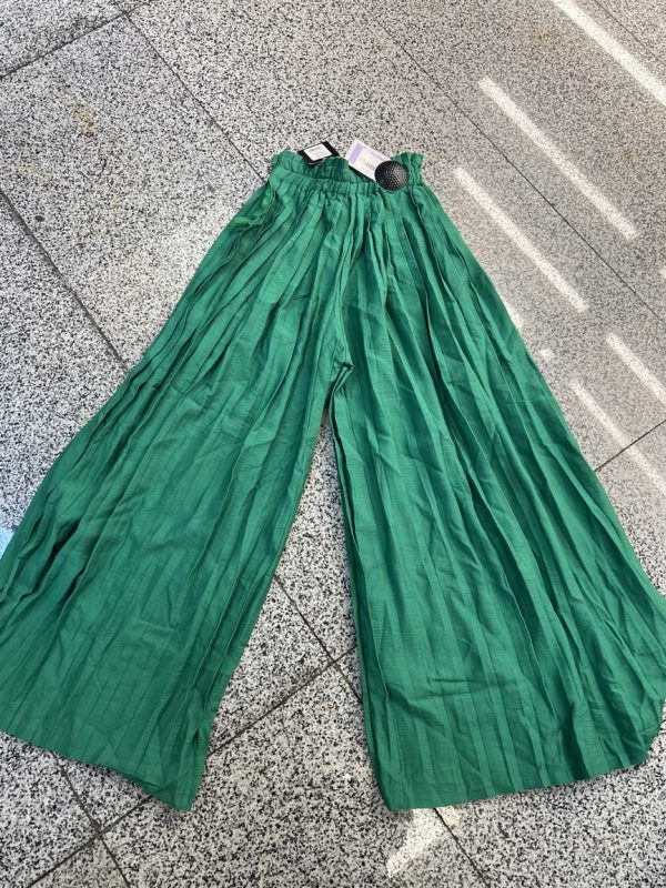 شلوار پلیسه دار کد 100590