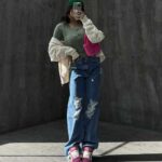 شلوار جین مام کد 100845