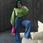 شلوار جین بگ کد 100846