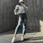 شلوار جین مام کد 100851