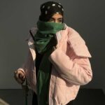 کاپشن یقه ایستاده کد 200230