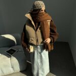 پافر بادکنکی یقه 10 سانتی کد 200517