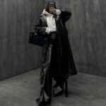 پالتو چرم کمردار کد 200431