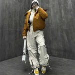 کاپشن یقه خزدار کد 200447