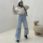 شلوار جین بگ کد 100877