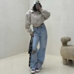 شلوار جین بگ کد 100875