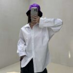 شومیز ساده پنبه ای کد 220270