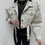 کت جین نیم تنه طرح دوخت کد 120203