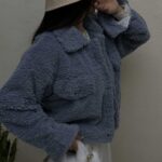 کت تدی جیب دکمه دار کد 200546