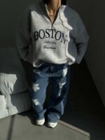 دورس نیم زیپ BOSTON کد 200550 - Image 4
