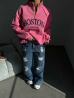 دورس نیم زیپ BOSTON کد 200550 - Image 9