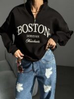 دورس نیم زیپ BOSTON کد 200550 - Image 6