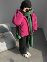 کاپشن بادکنکی جیب لوزی کد 200524 - Image 15