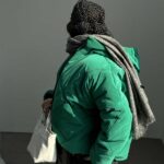 کاپشن بادکنکی جیب لوزی کد 200524