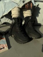 نیم بوت بغل زیپ PRADA کد 140414 - Image 8