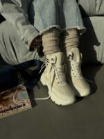 نیم بوت بغل زیپ PRADA کد 140414 - Image 6