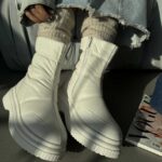 نیم بوت ساده بغل زیپ کد 140435