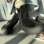 نیم بوت کاپشنی کد 140432