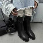 نیم بوت 2 سگک دار کد 140420