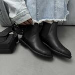 نیم بوت پشت پوست ماری کد 140448