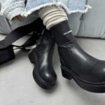 نیم بوت بغل زیپ Balenciaga کد 140467