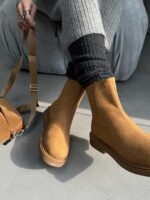 نیم بوت جیر لژ راه راه کد 140487