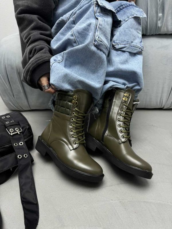 نیم بوت ساق مربعی کد 140519