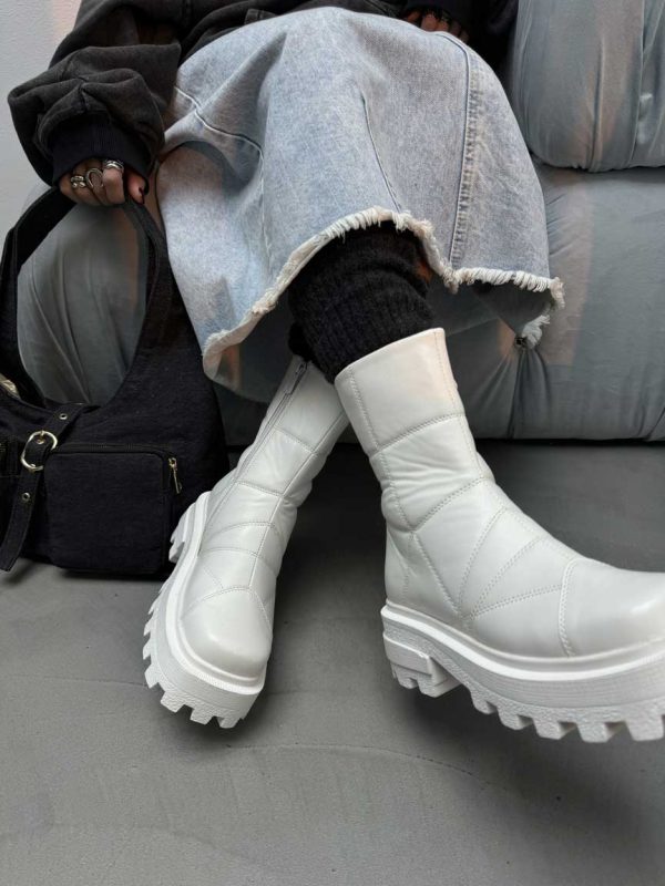 نیم بوت مربعی رو دوخت کد 140534