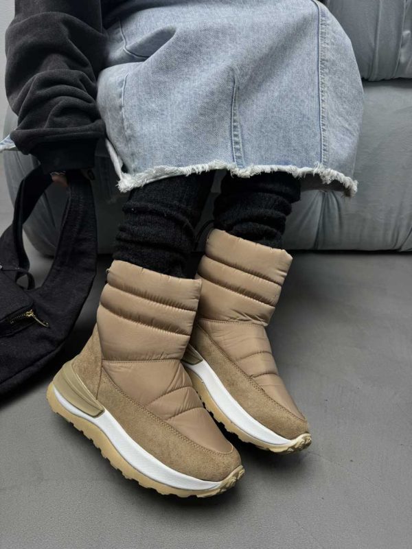 بوت کاپشنی لژ دو رنگ کد 140536