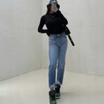 شلوار جین مام کد 100901