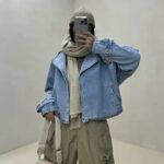 کت جین دکمه دار کد 200541