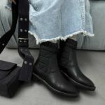 نیم بوت بغل کش مثلثی کد 140446