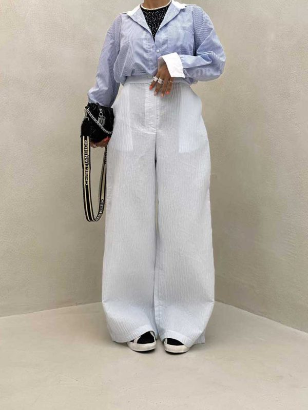 شلوار پارچه ای بلند کد 101018