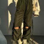 شلوار کارگو زانو زاپ 100737