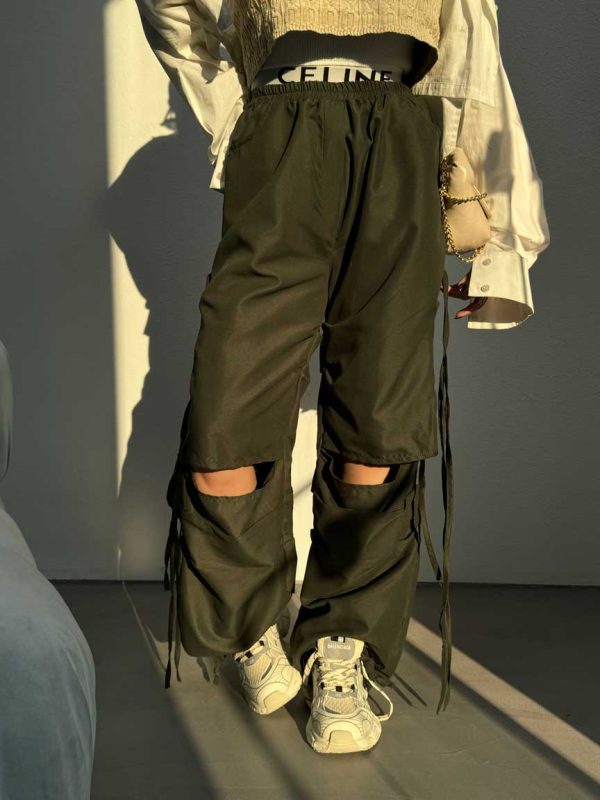 شلوار کارگو زانو زاپ 100737