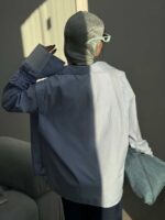 شومیز آستین کش کد 220289 - Image 3