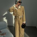 ست کت و شلوار 2 رنگ کد 160423