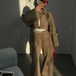 ست کت و شلوار کتان کد 160420