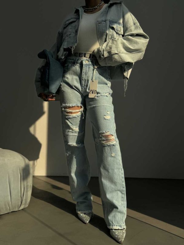 شلوار جین استریت کد 100967