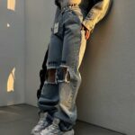 شلوار جین بگ NEVER EVER کد 100998