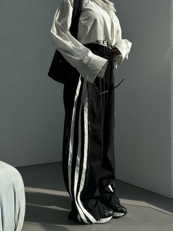 شلوار آدیداس بغل زیپ کد 101013