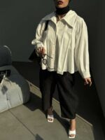شومیز پشت برش دار کد 220299 - Image 2